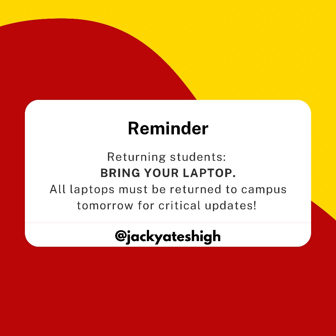 JackYatesHigh's tweet photo. Here are a few reminders as we prepare to welcome our Lions back to The Den tomorrow! See you soon! @tguilloryHISD @dclarkbt21 @wrapping4Yates @BrothersJy @YatesLibrary @TheJYNAA @YatesMagnet @yates_mmb https://t.co/2a9BJstI8i