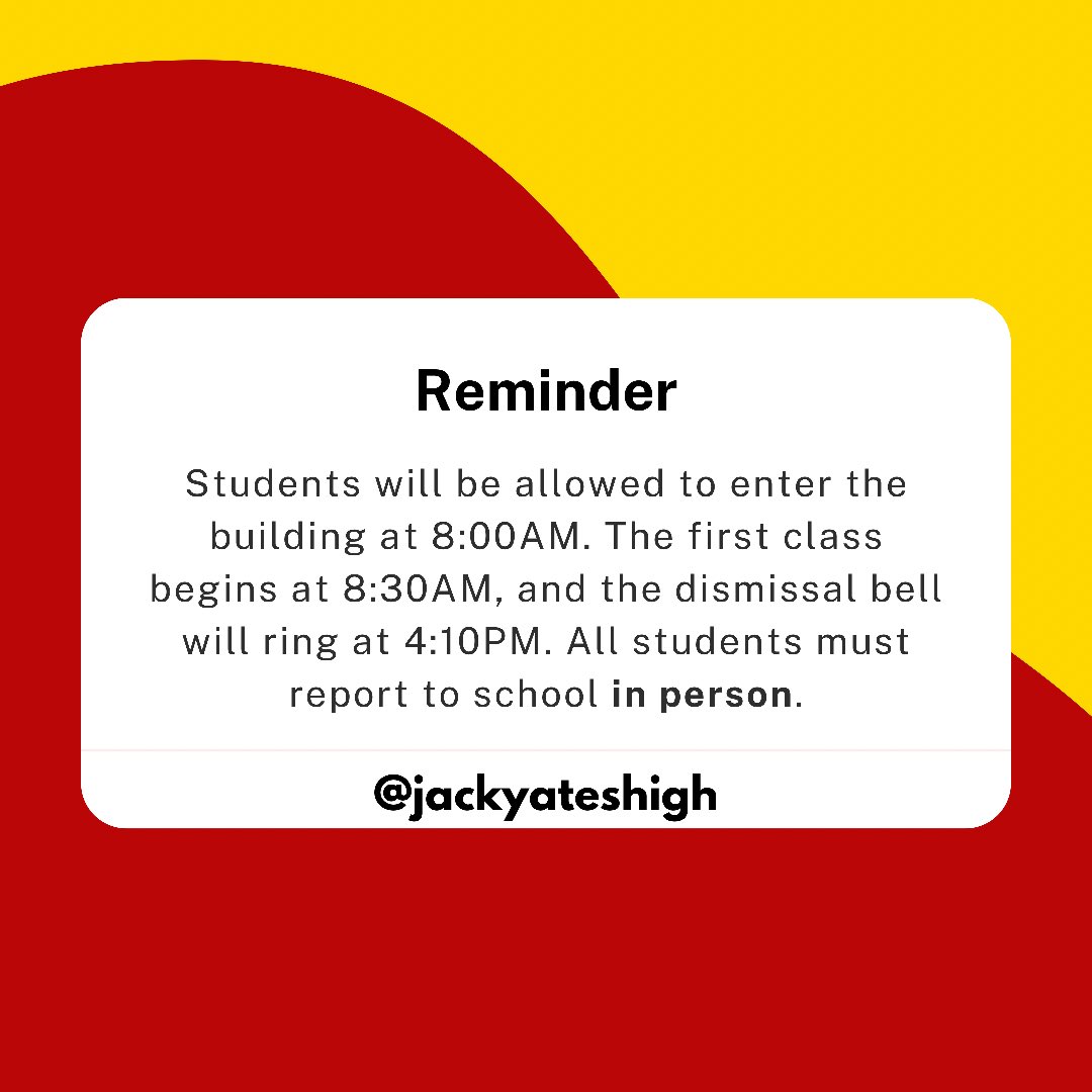JackYatesHigh's tweet photo. Here are a few reminders as we prepare to welcome our Lions back to The Den tomorrow! See you soon! @tguilloryHISD @dclarkbt21 @wrapping4Yates @BrothersJy @YatesLibrary @TheJYNAA @YatesMagnet @yates_mmb https://t.co/2a9BJstI8i