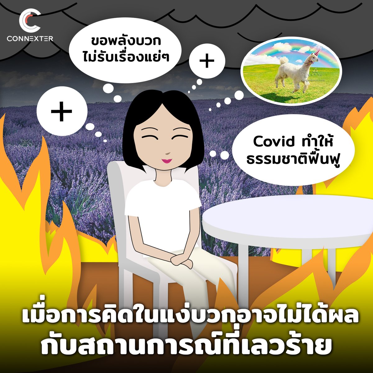 connexterth's tweet photo. เมื่อโลกมันแย่เกินไป การมองโลกในแง่บวกนั้นจะช่วยอะไรได้หรือไม่?
.
ถ้าคุณคุยกับใครสักคน และบอกคนที่ฟังว่า “เครียดมาก สู้แทบตาย แต่ก็ยังตกงาน ไม่รู้จะมีเงินเก็บถึงเมื่อไหร่ ” แต่คนฟังกลับตอบว่า “สู้ๆ มองโลกในแง่ดีเข้าไว้ หาความสุขให้ได้”คุณจะรู้สึกอย่างไร? #หญิงเองก็ลําบาก (มีต่อ) https://t.co/J3vaVc889V
