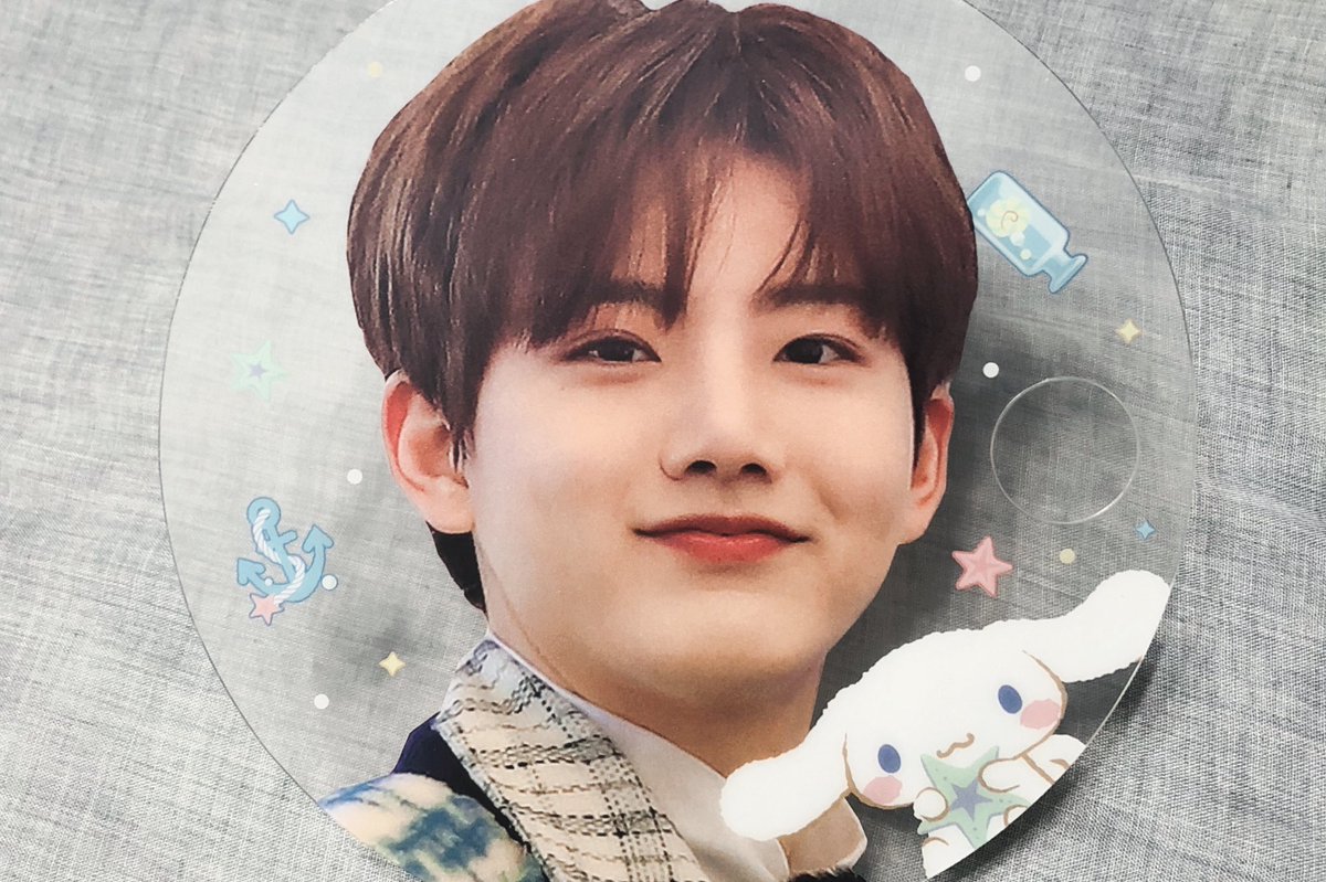 my junkyu slogan finally arrived! it’s so cute~ thankyou <a href="/fancy0909_/">FANCY</a> for this adorable slogan set 🤍