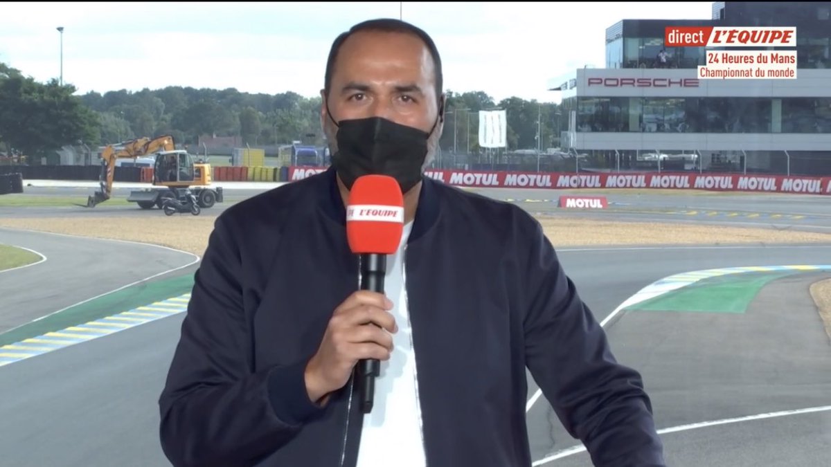 REMS_NADEUGE's tweet image. Bravo au couteau suisse de @lachainelequipe pour ce week-end fou à la tête du dispositif de la course mythique du Mans 👏😅🔥 Il sait tout faire ce @m_benterki 💯 #LeMans24 #lequipeAUTO