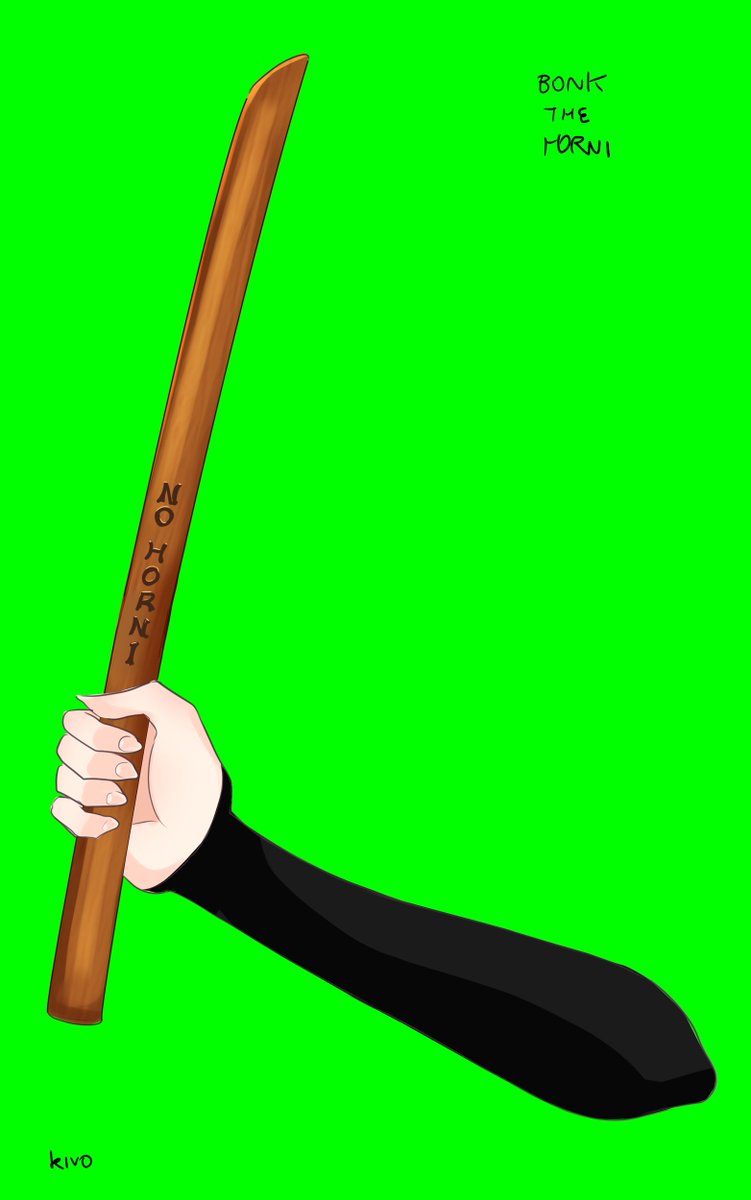 green background simple background holding long sleeves baseball bat no humans wooden sword  illustration images