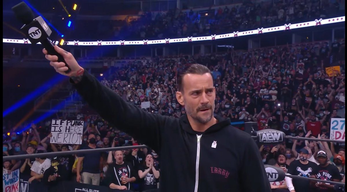 Ankitaker's tweet image. CM PUNK returned to his yard after 2766 Days , the crowd went wild 🔥
#CMPunkisback