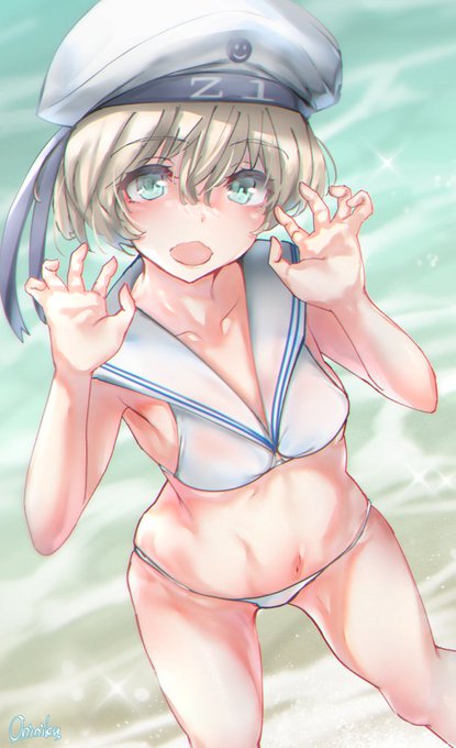 #艦これ 
水着レーベちゃん 