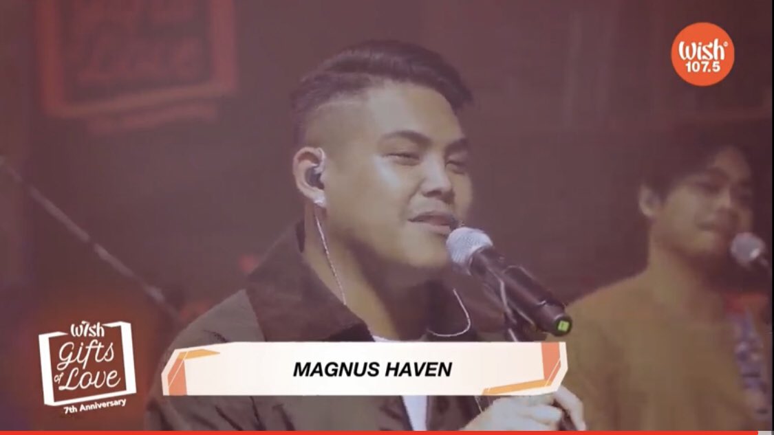 LazaroWens's tweet photo. Magnus Haven's first song "Rosas" here in the Wish Gifts of Love Digital Concert August 22, 2021

#WishGiftsOfLove https://t.co/oZt2DhFnVc