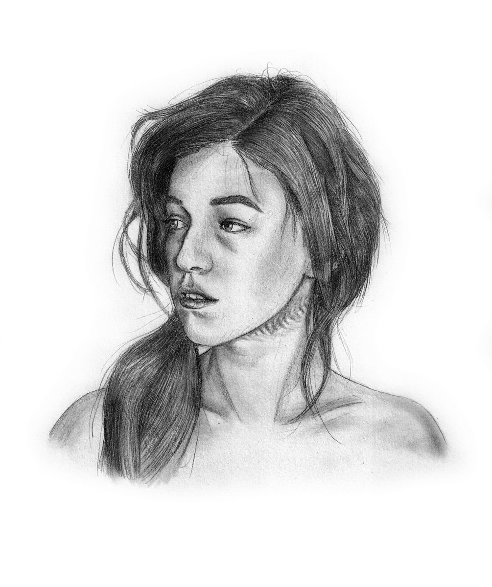 Iamnomodder's tweet photo. Vana, a compassionate young woman with a heart of gold, but scarred for life. One of the main characters from my novel, based on the wonderful #CharlotteGainsbourgh.
#myart #throwback #dasschwarzeauge #pencilart #combiningmyhobbies #writinganddrawing https://t.co/rfxs5np0ZW