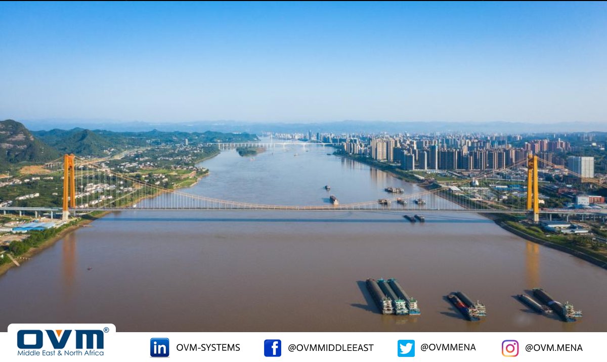 OVMmena's tweet image. {Update} Early this month, Opening of “Wuijagang” Suspension Bridge over Yangtze River in “Hubei” Province in China. 

With significant role, OVM has supplied Main Cables of the suspension bridge, Anchoring System, Cables Cranes, and related services.

#OVM
#OVM_Featured_Projects