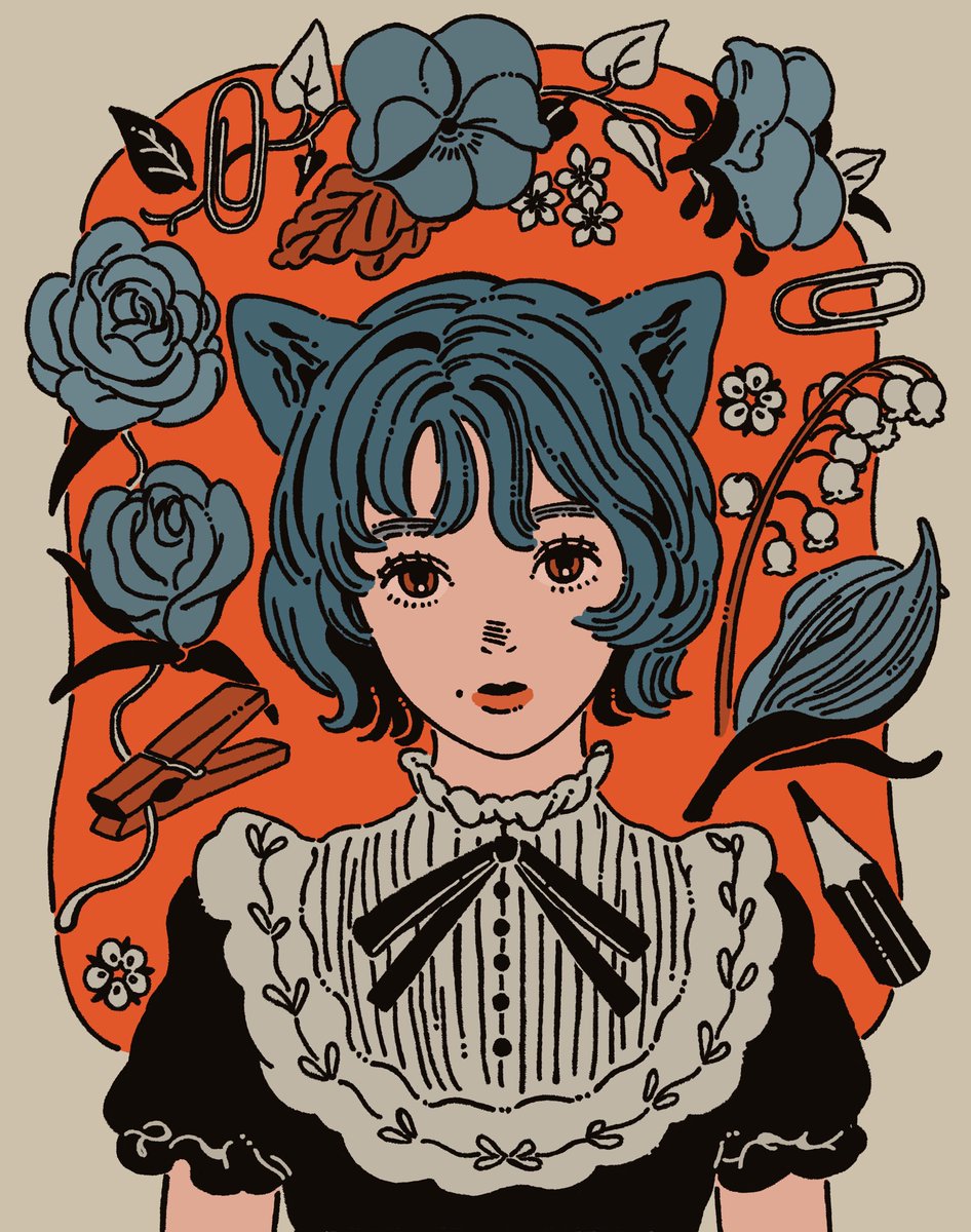 「りんごの瞳 」|柚原イチロのイラスト