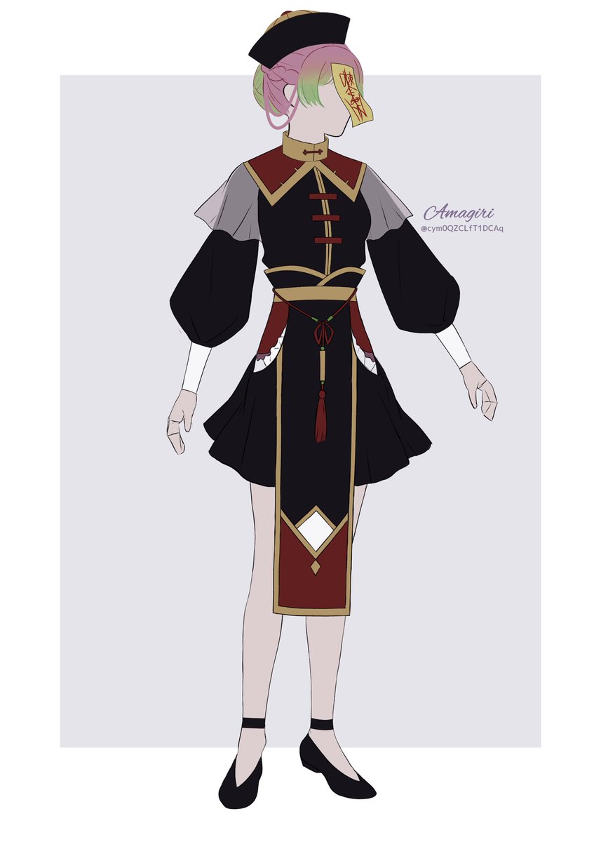 鬼滅の刃 鬼滅 中華風キョンシー みつりちゃんとしのぶさん 雨斬 製作部 Pq 多忙のイラスト