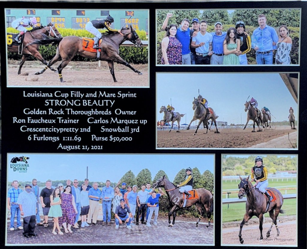 keiberrengifoGR's tweet photo. Thank you Lord, for this new blessing for my family.  our STRONG BEAUTY made it is our first Stake winner as Owners.  once again congratulations  team Ron Faucheux for amazing job.  stake winner graduates from obs june 2019 consigned by silver start. 🙏🏻🍀🏇🏻 way to go my God. https://t.co/IO4mcexKbQ