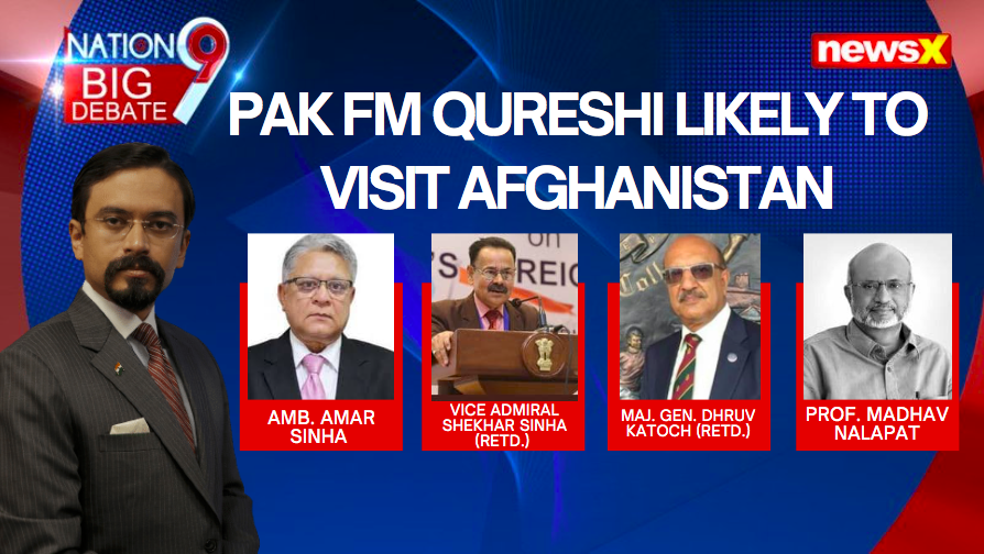 NewsX's tweet photo. #MakePakistanPay | Pakistan FM Shah Mehmood Qureshi is expected to visit Kabul to meet with Taliban leaders, days after they took over the Afghan capital.
.
.
.
Watch the full debate on NewsX YouTube.
https://t.co/HTeE9Tb3JI
@Rishabh_Gulati_ @MD_Nalapat @Dhruv_CK @SenseandC_sense https://t.co/38Yfbrd4DZ