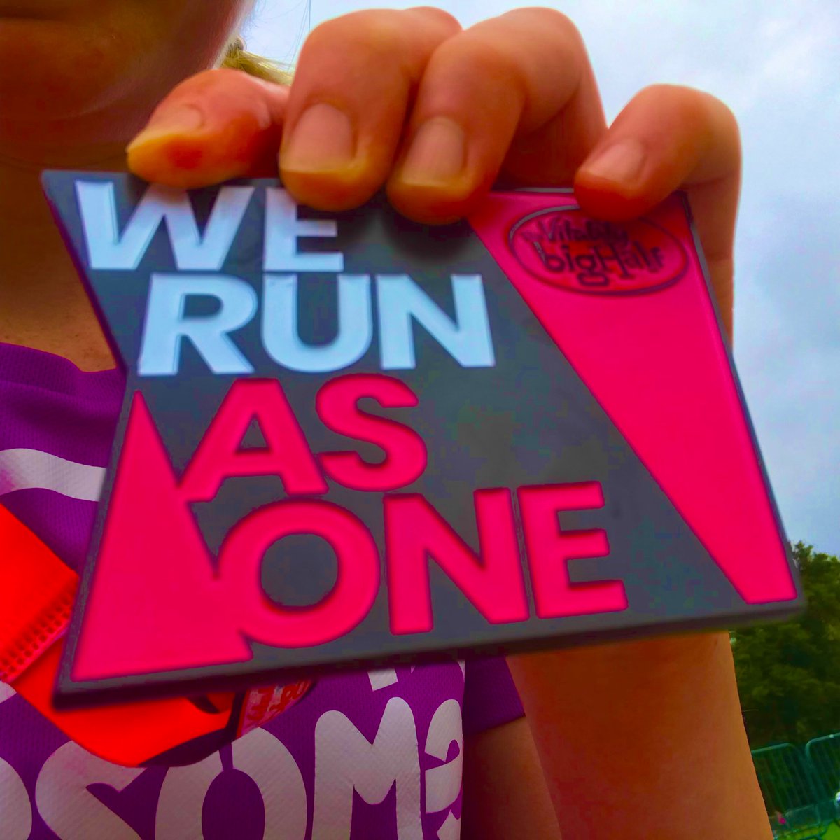 hannahkokoschka's tweet image. So excited to #run a race this morning #WeRunAsOne @OfficialBigHalf #halfmarathon essentially #towerbridge to @CuttySark #london with lots of wiggles! Great atmosphere