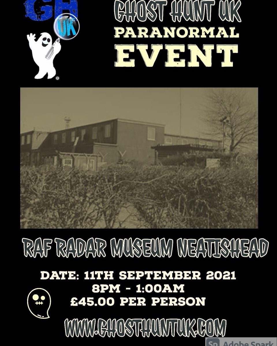 Ghosthuntuk1's tweet photo. @Ghosthuntuk1 have several #paranormalinvestigations coming up and the team would love for you to join us. Check out our website for further details and to book your place #haunted #ghosts #paranormal #poltergeist #joinus https://t.co/SmOAG2zQTO