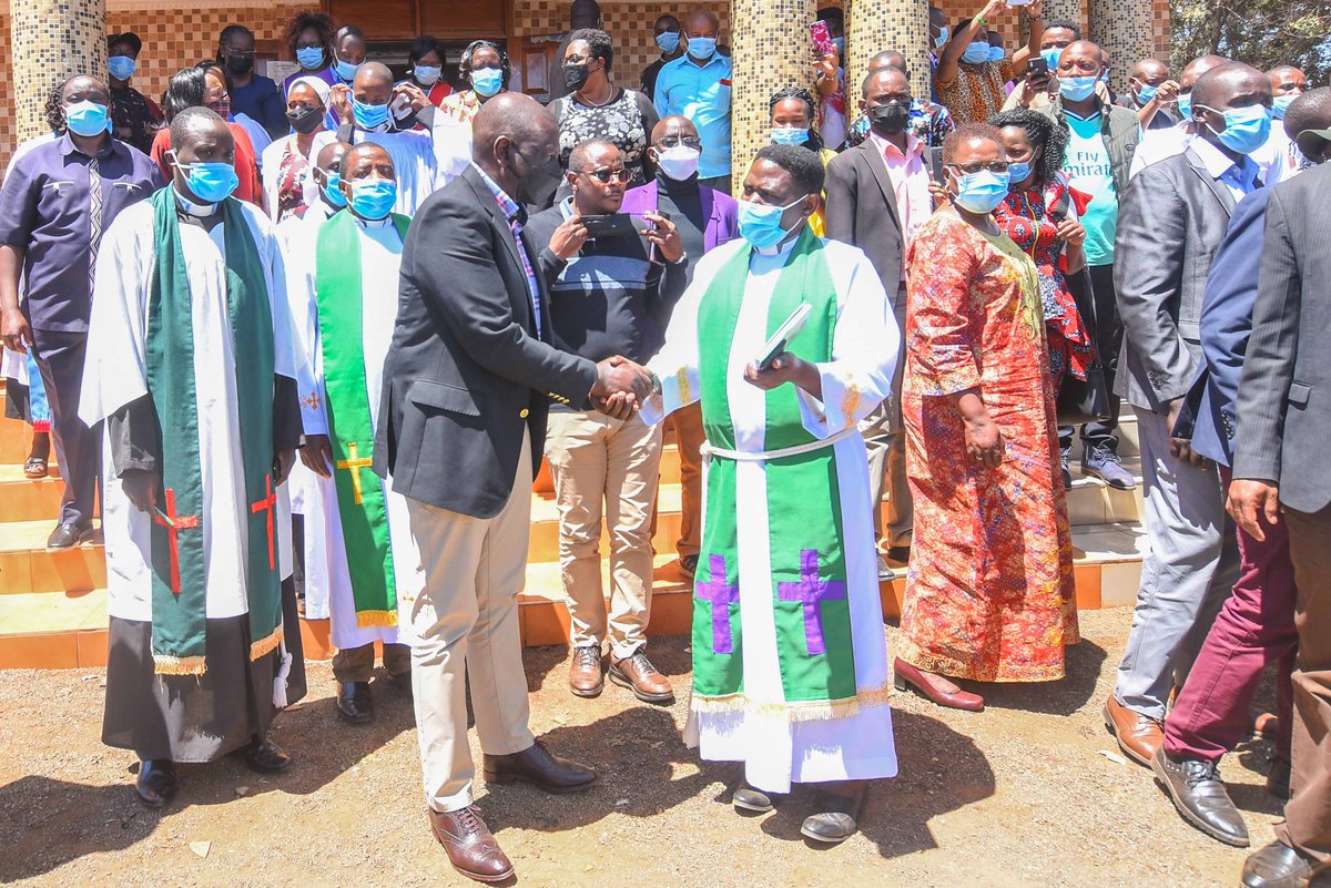 WilliamsRuto's tweet photo. Say to those with fearful hearts, “Be strong, do not fear; your God will come, he will come with vengeance; with divine retribution he will come to save you.”  ~ Isaiah 35:4 https://t.co/mSkw7T8MYf