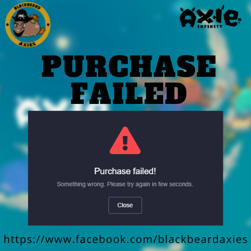 BlackbeardAxie's tweet photo. Bugged Axie on Marketplace
If you see the error below, it is due to one of four reasons:
Your ronin wallet is locked. Please unlock it by clicking the ronin extension and typing in your password.
You do not have enough weth in your ronin wallet. https://t.co/wzA5M0KI5R