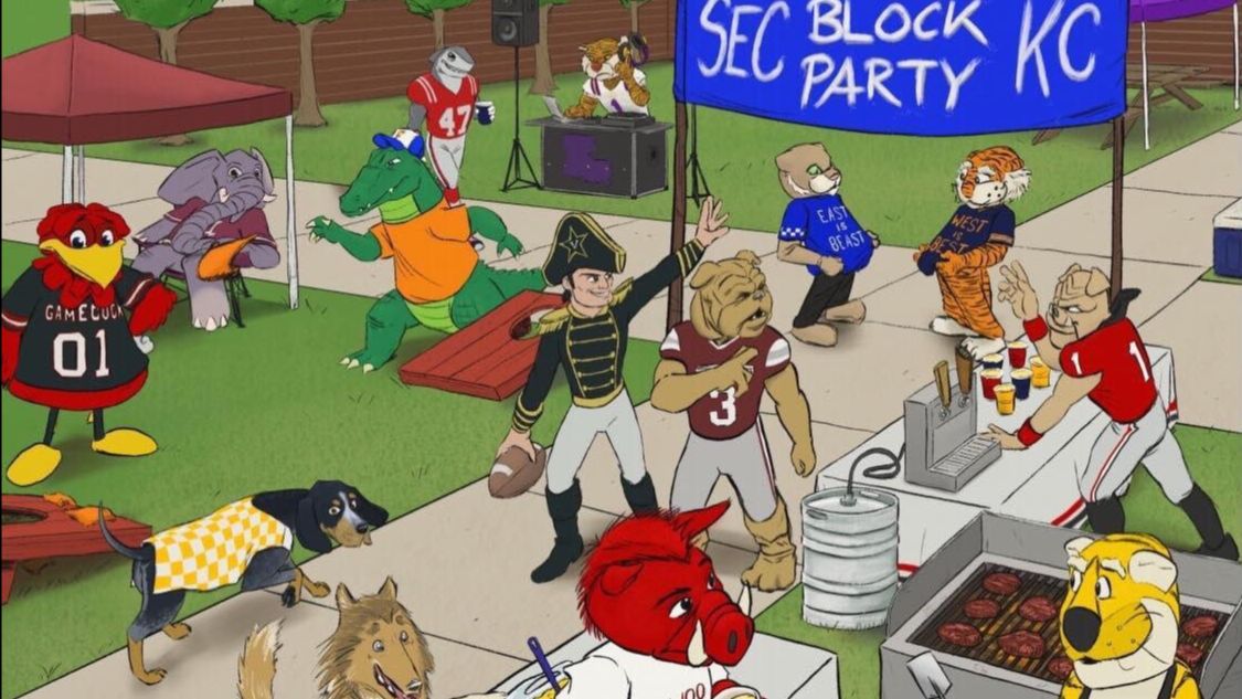 kctigerclub's tweet photo. Not long now! Football is almost here. SEC Block Party is Saturday, 8/28 at Chicken N Pickle. Membership drive is underway and our season opener for our "lunchtime" speakers is announced. Check it out! - https://t.co/gvZmeTJy6R https://t.co/mJLBsZCV5L