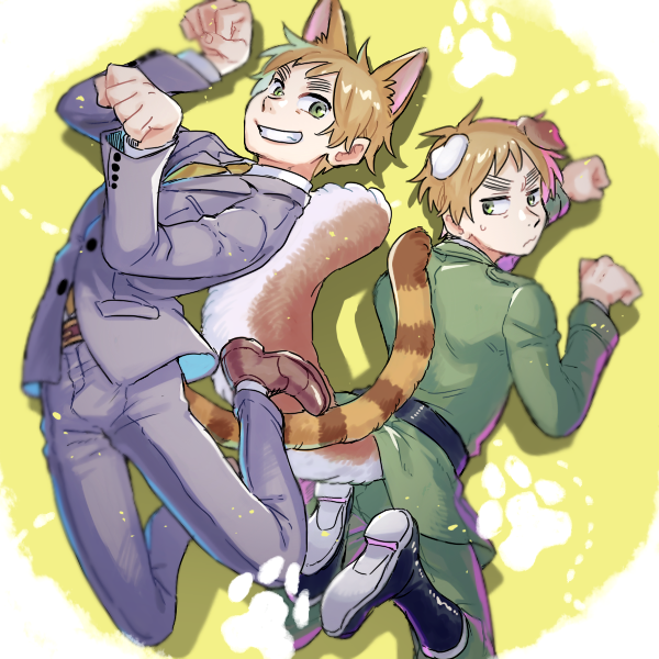 「え～にゃんにゃん! 」|ちのくらのイラスト