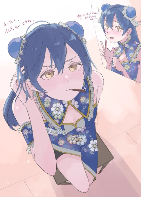 リクより、ポッキーゲーム X 海未ちゃんです😋 