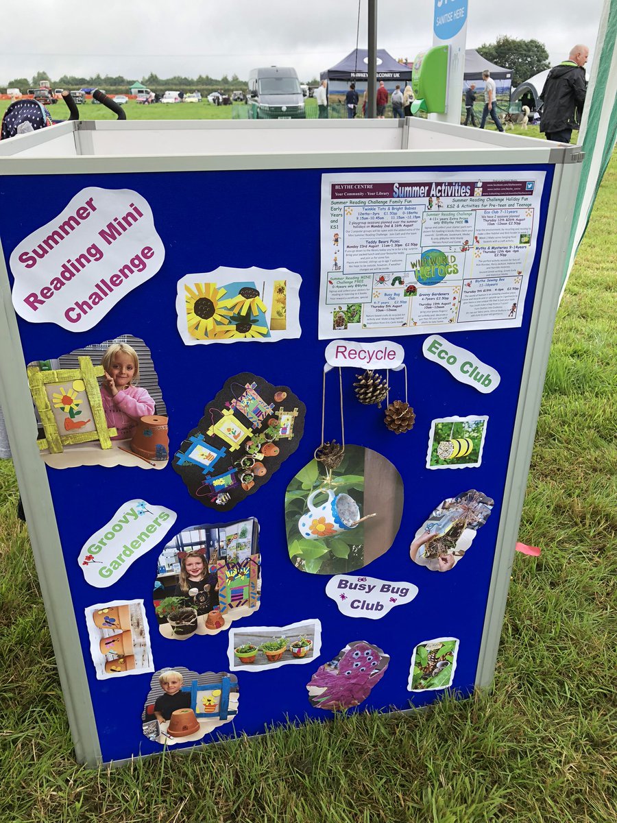 Great day with @paperjennifer at #DraycottFayre. Come and do an activity make a badge, create a paper watering can and learn more about @blythe_centre #BlytheBridgeLibrary. @StaffsLibraries #CraftingCommunities