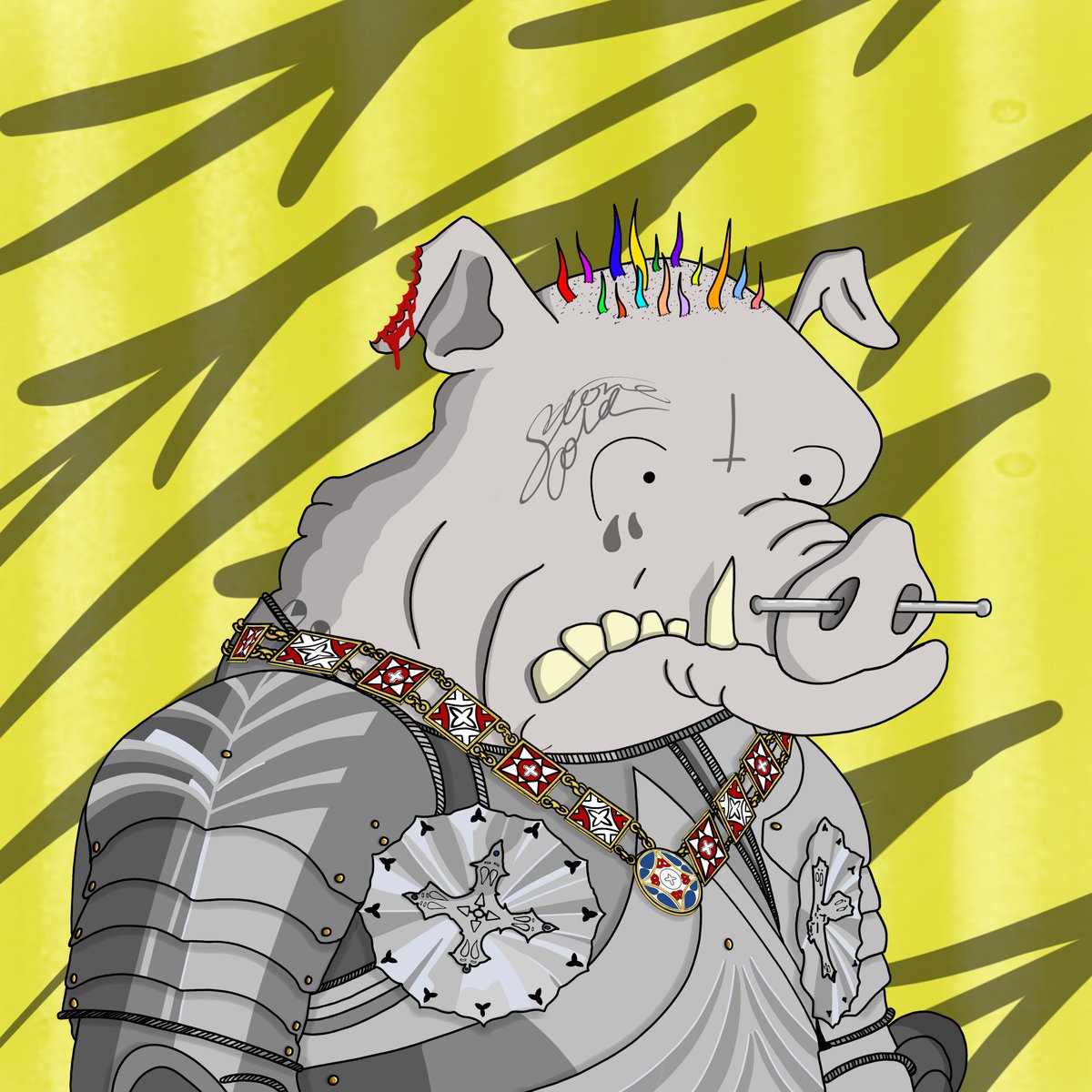 HogGangNFT's tweet image. The Hog Gang #NFT website is now live! Along with #minting Date! 

HogGang.co