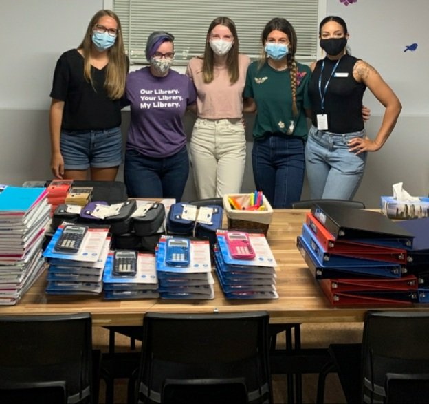 adsumforwomen's tweet photo. This is leadership in action. Reece, a student @CPAHighSchool successfully applied for a grant; then recruited family and friends to purchase supplies for high school students we know. #youthtakingthelead ❤ #BackToSchool https://t.co/o88ufuS22i