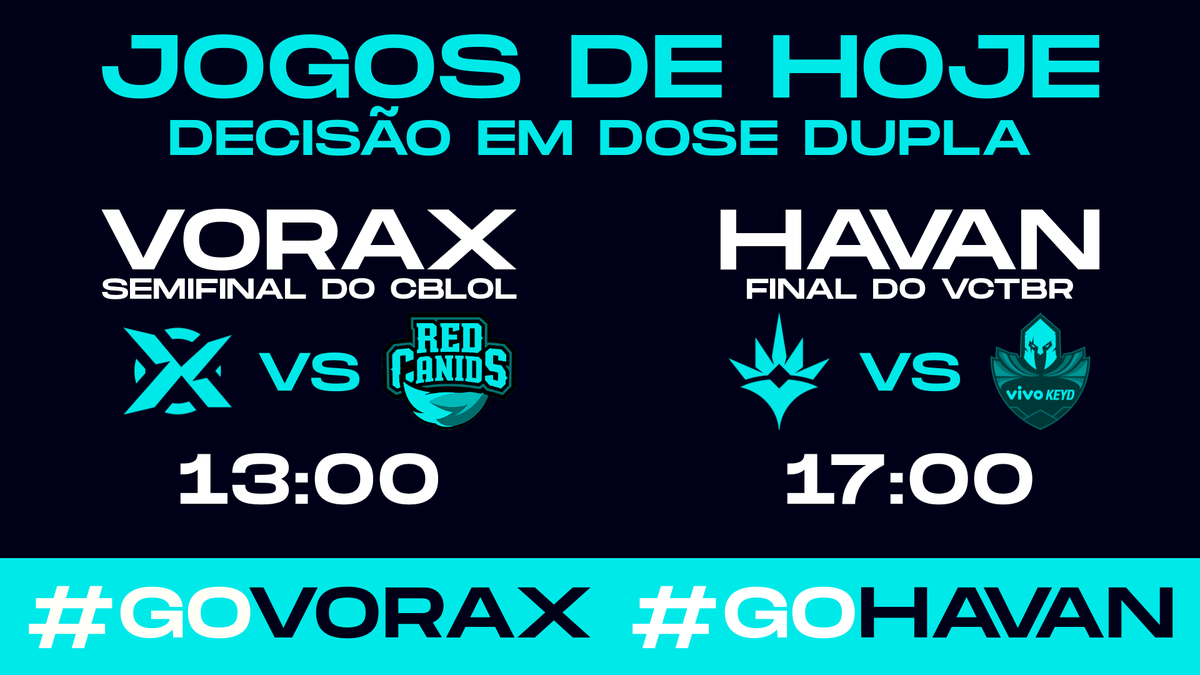 LBRTYStats's tweet photo. ATENÇÃO TORCEDOREEEEEES 
HOJE É DIA...
Hoje teremos 2 MD5 IMPORTANTÍSSIMAS e você não pode perder nenhuma delas (haja cardiologista🙏)
· Às 13:00 a GIGANTESCA @VoraxGG entra em campo com objetivo de domar os lobinhos da @REDCanids e garantir sua vaguinha na final do #CBLOL. [+] https://t.co/wXe76hFdjS