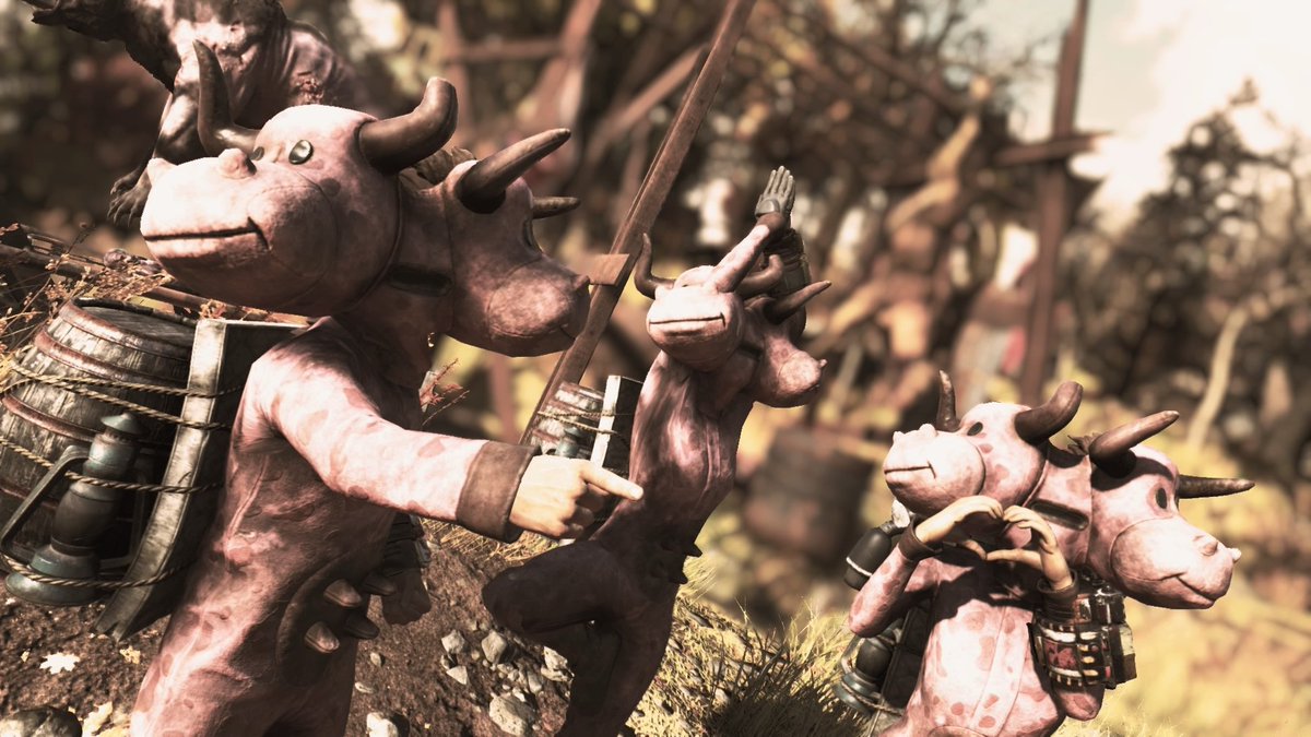 MegsMeows's tweet photo. Meat Week, past &amp; present.

#fallout76 https://t.co/FqW3kMygod
