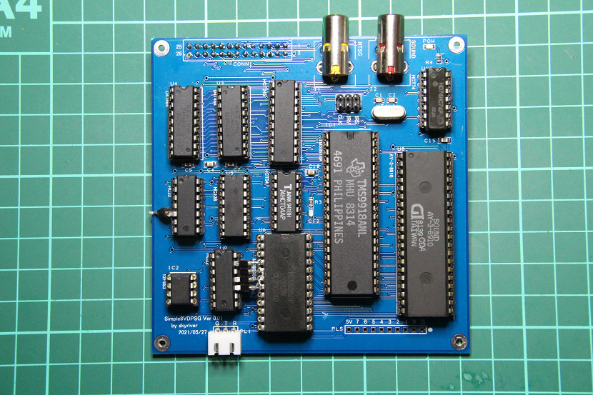 wcinp's tweet photo. 13個のDIP ICを使ったオリジナル8bit CPUを検討中
サブ基板上のTMS9918は動いたので今回はAY-3-8910を動かしてみた
40年程前に亜土電子で購入したGI社製PSGでも動いたよ^^
パラレルI/Oでは無くIO命令で直接制御しています
https://t.co/j8nBQAI6C6
#Simple8Z #VDPSG #AY38910 #OriginalCPU #自作CPU https://t.co/MWy4MBM1kh