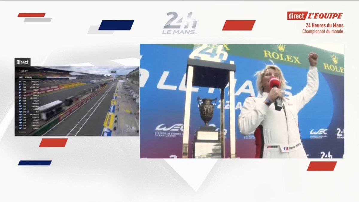 REMS_NADEUGE's tweet image. Médaille d’or @francepierron 😂🥇 #LeMans24 #lequipeAUTO