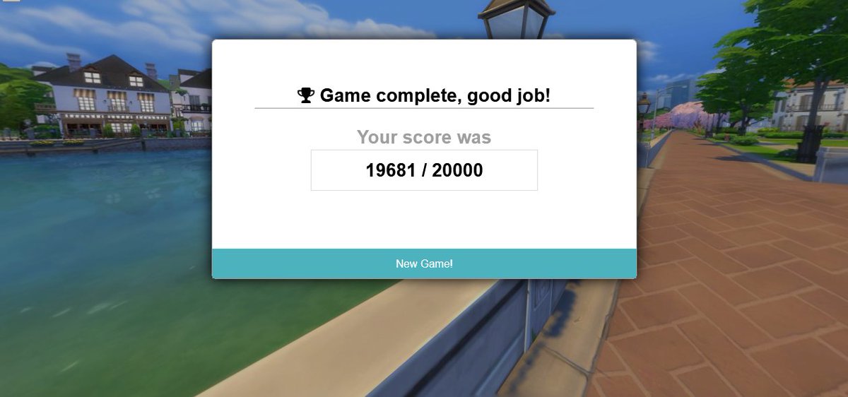 parjoalexander's tweet photo. hmmmmmhhh @JamesTurnerYT #simsguessr
*1 tile away* https://t.co/QRnNVTNe6S