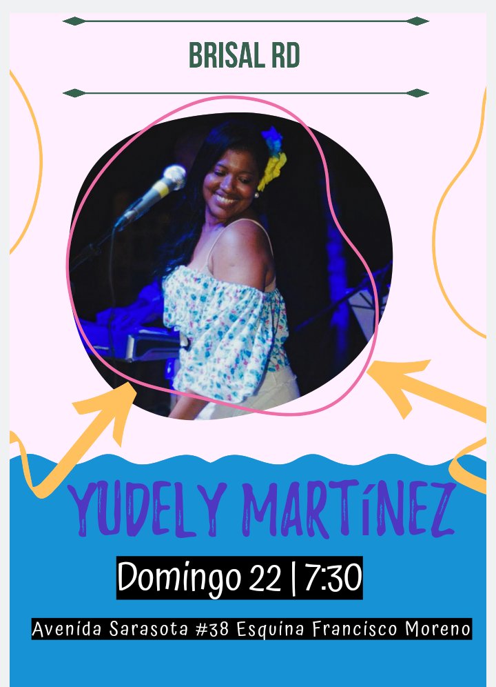 Esta noche! Vamos a despedir el Domingo disfrutando del buen ambiente de Brisal RD ♥️