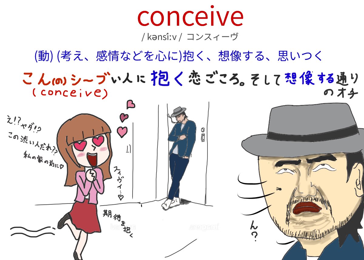 らくがき英語 Whatever The Mind Of Man Can Conceive And Believe It Can Achieve 人が心に抱き 信じられることは すべて実現できる It S Difficult To Conceive Of Traveling To The Moon 月への旅行を想像するのは難しいです Twitter
