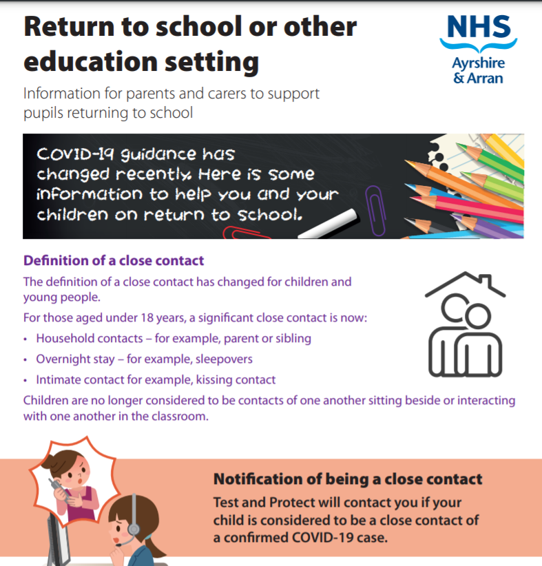 Beith Primary School and Early Years Class on Twitter "Please read NHS