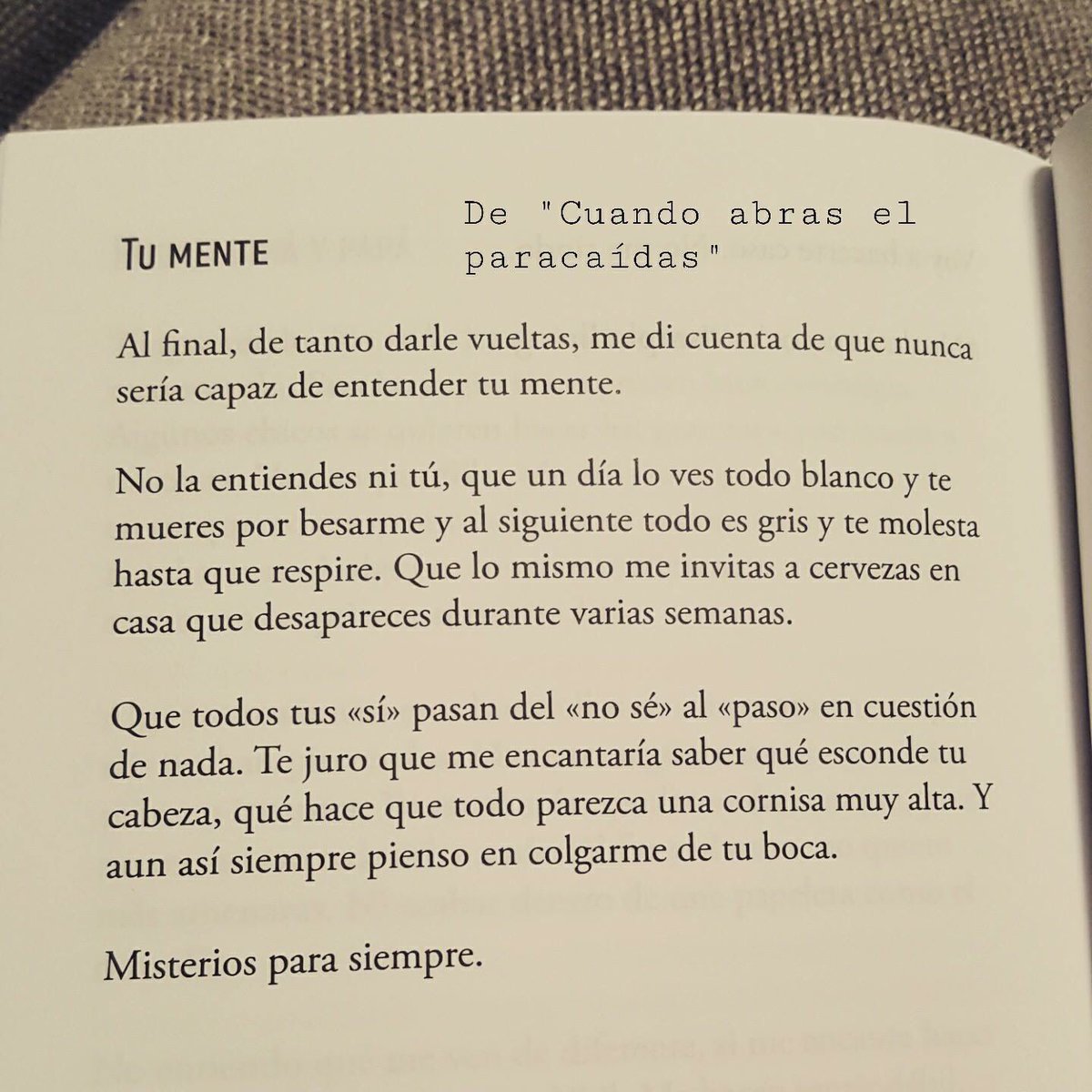 Defreds's tweet photo. Tu mente. https://t.co/aJkP5NjAmo