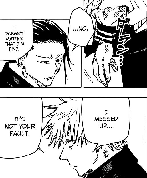 hourly satosugu on Twitter "and even when other people saw gojo as annoying, or irritating, or