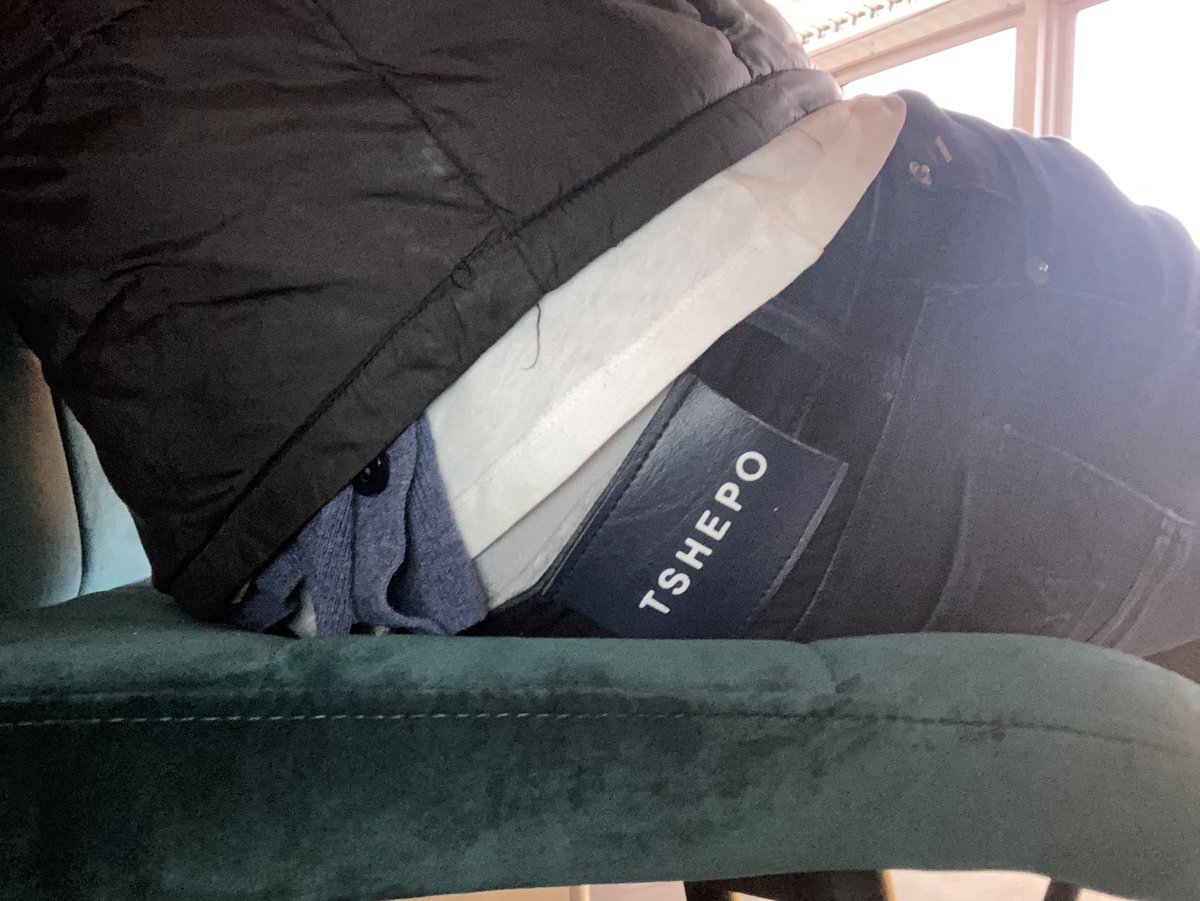 LandClaimant's tweet photo. Whether I’m the target market or not, I’m here &amp; it’s a great feeling to have this brand on me! @TshepoJeans https://t.co/NHMRAC1pt8