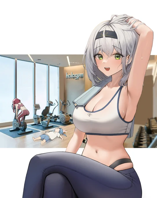 白銀ノエル in gym
#ノエラート 