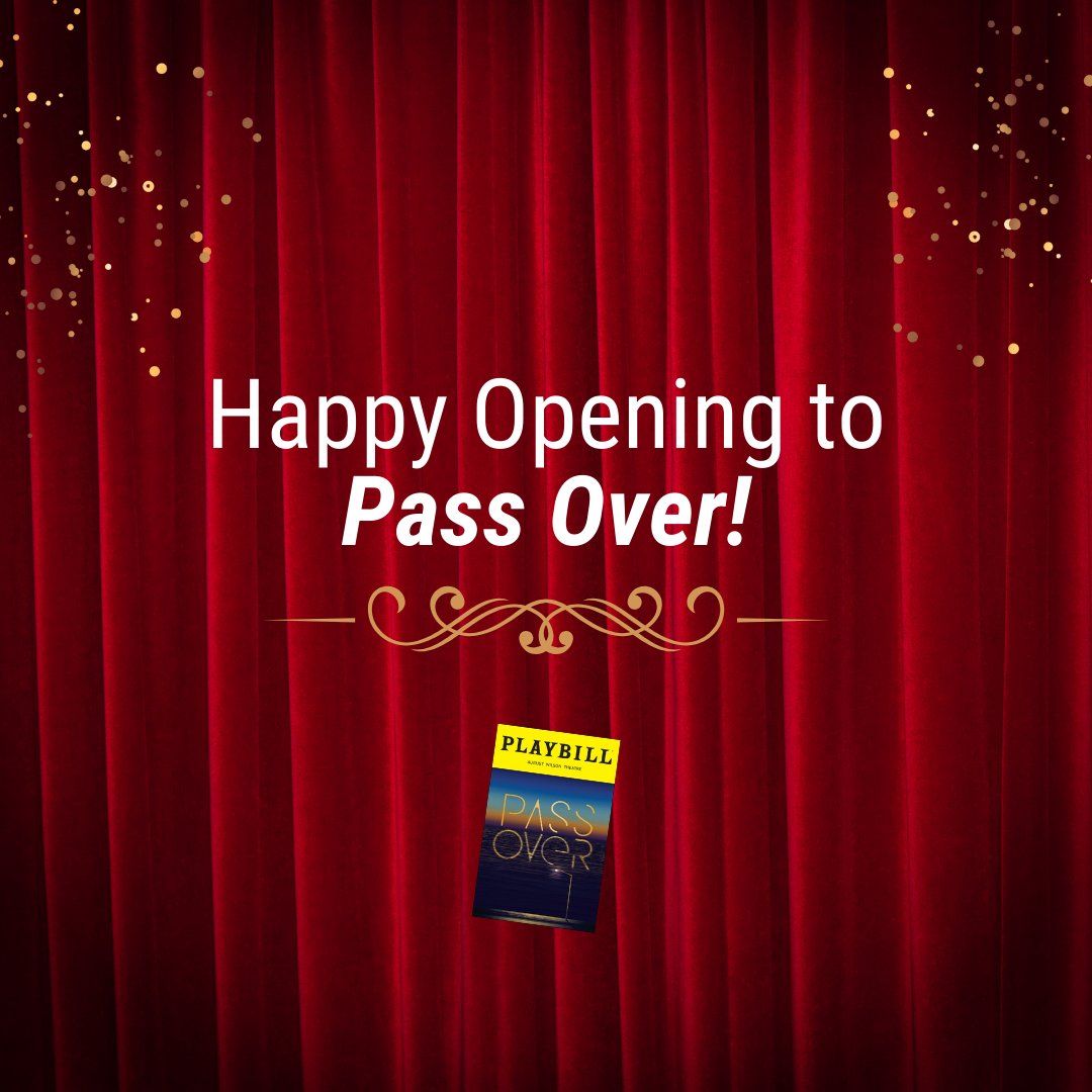 A toast to @passoverbway for its opening night performance! Enjoy your celebrations at the August Wilson Theatre.