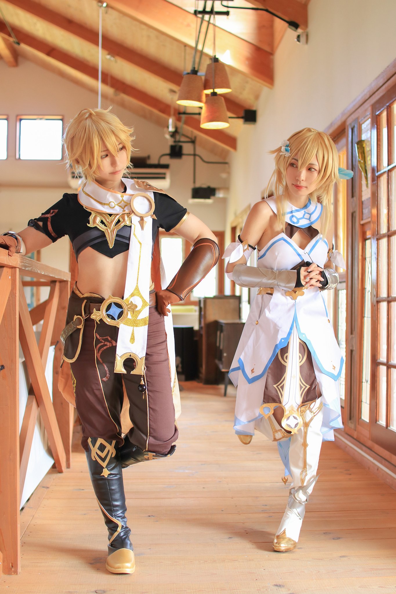 原神 コスプレ 空 Amazon.co.jp: [ヤンババです] 原神（げんしん）そら空コスプレ