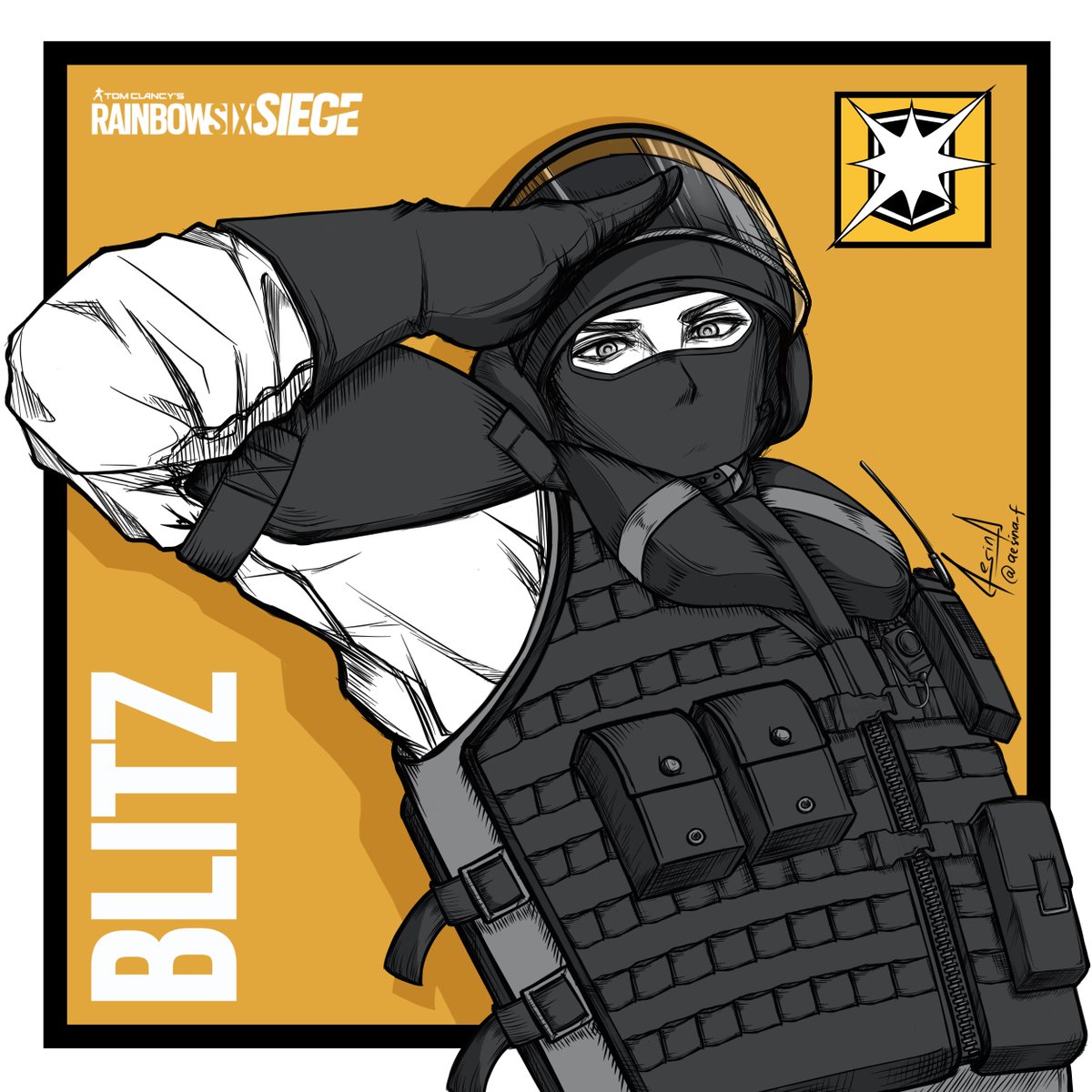 "RAINBOW Operator, codename Blitz. Give the order and I'll bash 'em in the face with my shield!"

So happy Blitz finally available in Arknights Global Server + the fact that Hypergryph makes him more handsome 😂

#arknights #明日方舟 #r6s #rainbowsixsiege #rainbowsix #r6community
