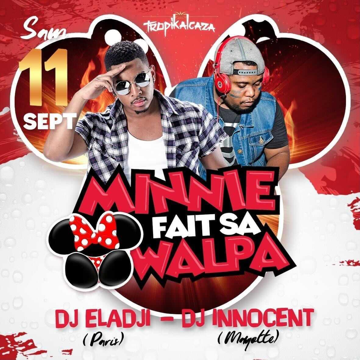TropikalGaza's tweet photo. Rendez-vous le Samedi 11 Septembre pour la #MinnieFaitSaMulpa  #TeamTkG le retour https://t.co/QjkDY2v6Ql