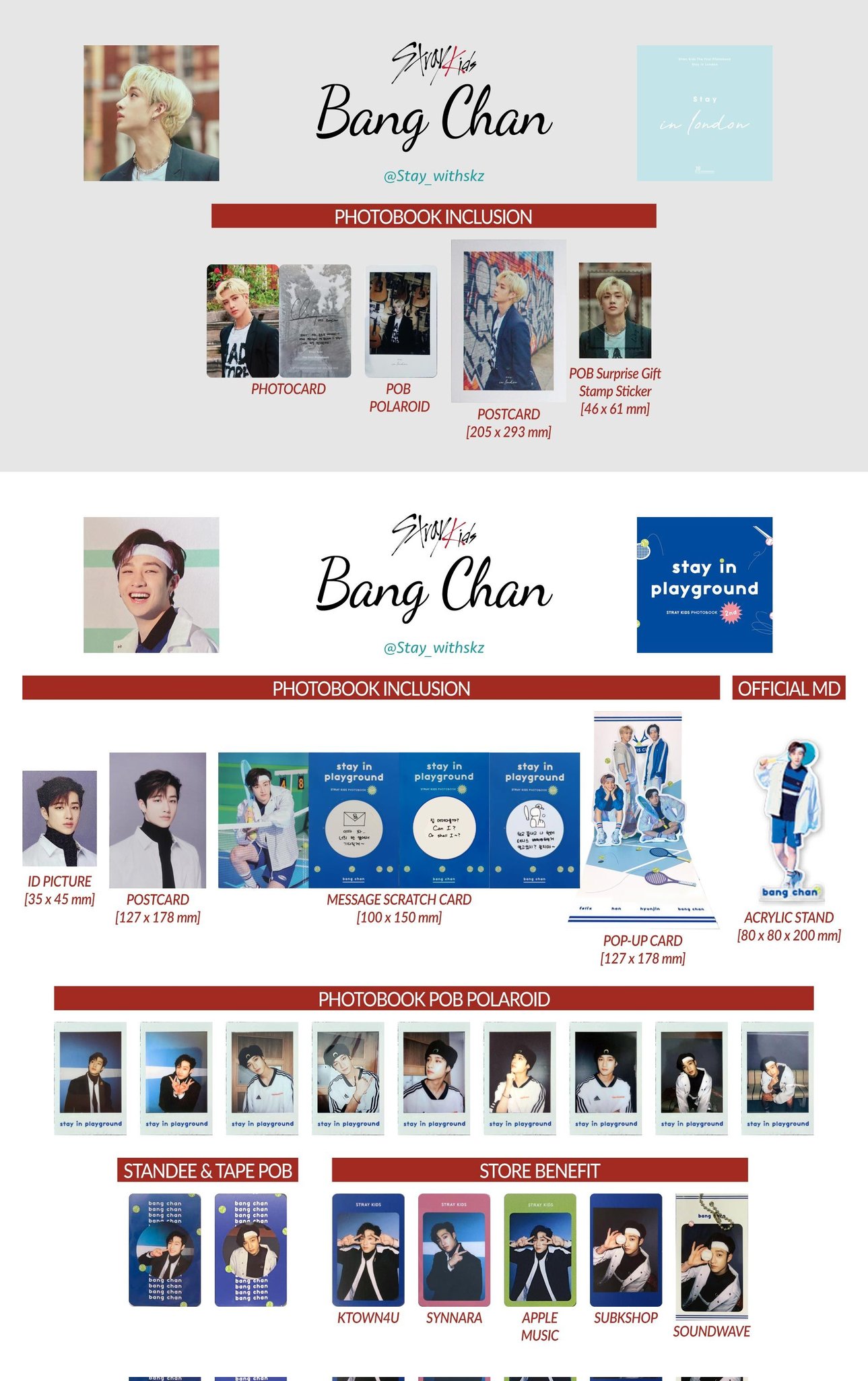 Stray Kids 2nd Photobook Stay in Playground Official Scratch