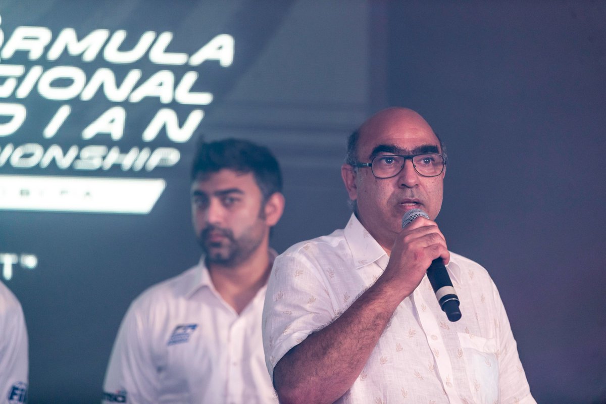 FRIndiaOfficial's tweet photo. A moment of celebration as we mark the beginning of a new chapter of Indian motorsports in Hyderabad! A huge honour to be supported by the who's who of the Indian motoring fraternity! https://t.co/yUafihDPm2
