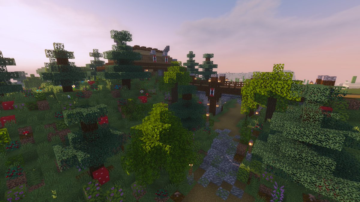 BuildsByZero's tweet image. Welcome to Kaupang Village, Home of the Vikings! #Minecraft #Vikings