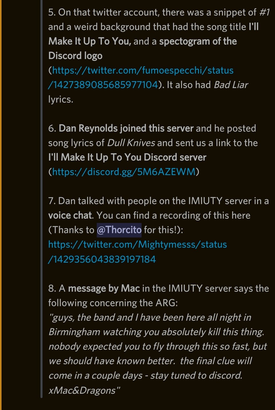 Imagine Dragons on X: &ldquo;👏👏👏👏👏 #MercuryAscending&rdquo; / X