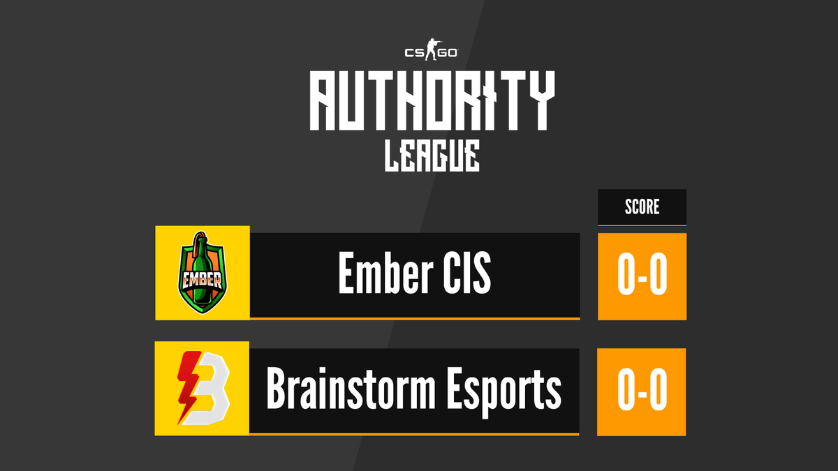 AuthorityLgs's tweet photo. Authority League S2 - 2 MATCHES TONIGHT! - Round 1

🕗| 19:00 CEST

🔫| @BRNSTRM_CS 🇪🇺 vs @TeamEmberOrg CIS 🇷🇺

🎙️| @Basz35585541 &amp; Be4st

🇬🇧| https://t.co/hRgI34WEWw https://t.co/ELh9z0lF4Q