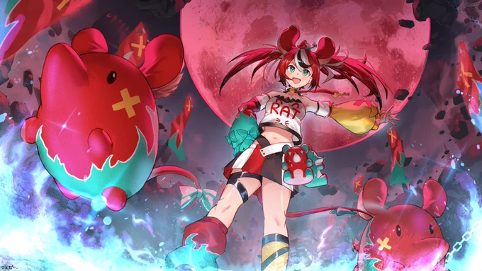 CHAOS RAID!
#illustrayBAE  #ベーアート #holoCouncil 