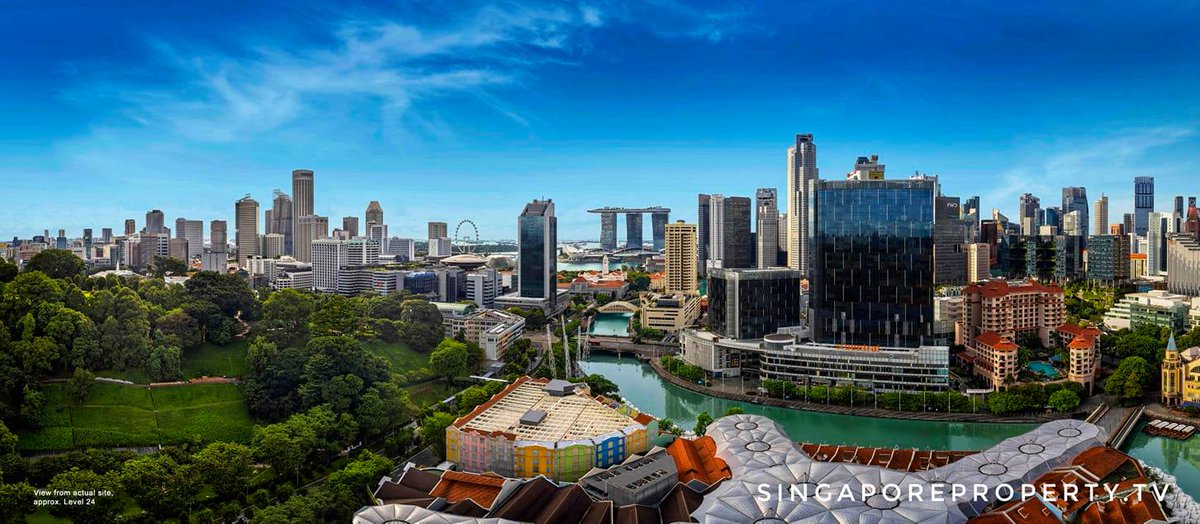 The actual view from the 24th floor! Are you ready for #CanninghillPiers ? Visit singaporeproperty.tv/17420/canningh…