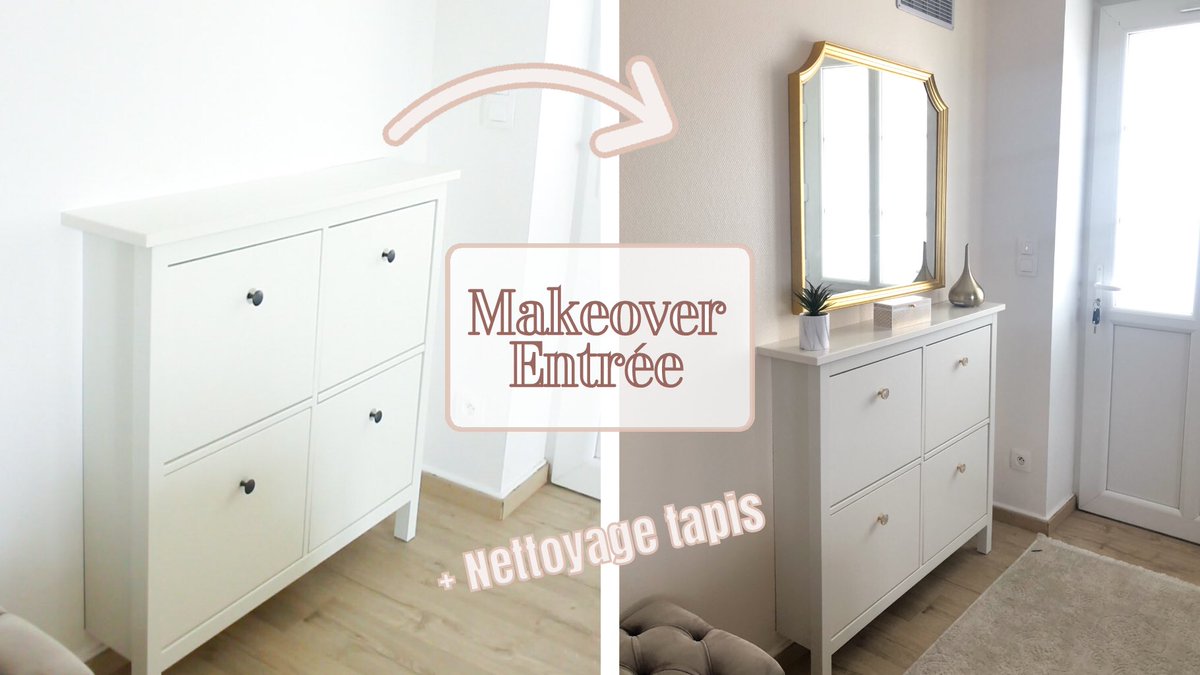 LittleLeyWorld's tweet photo. MAKEOVER ENTRÉE - PEINTURE ET CUSTOMISATION MEUBLE IKEA https://t.co/K7hFYlPF2u via @YouTube https://t.co/9Rh0Rh9M5a