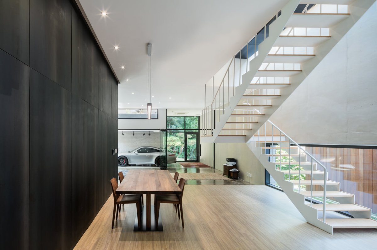 Arch2O_magazine's tweet photo. Self Stack House | Dongjin Kim+L'eau Design in South Korea 
Photographs: Kyungsub Shin https://t.co/CQYH8mB4Ig